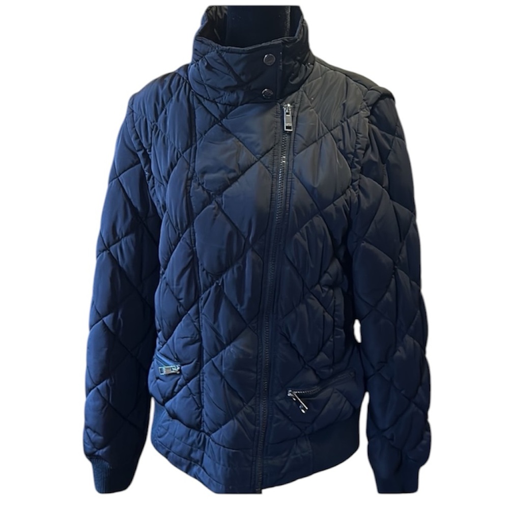 Marc New York Quilted Convertible Coat Vest size medium